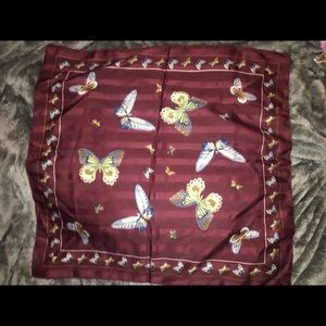 Vintage butterfly scarf